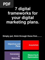 7 Digital Frameworks For Your Digital Marketing Plans