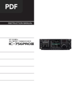 Icom IC-756 ProIII Instruction Manual
