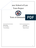 Tort of Defamation