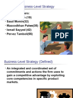 Chapter 5: Business-Level Strategy