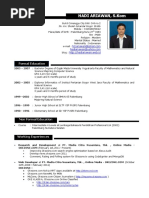 Download Hadi Ariawan - Curriculum Vitae by Hadi Ariawan SN3734096 doc pdf