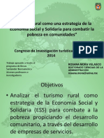 Turismo Rural como una estrategia de la Economía Social y Solidaria para combatir la pobreza en comunidades