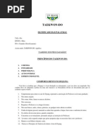 Apostila para faixas de verde à azul - Adultos