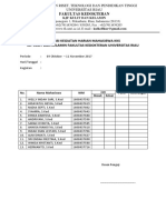 Absensi Kegiatan