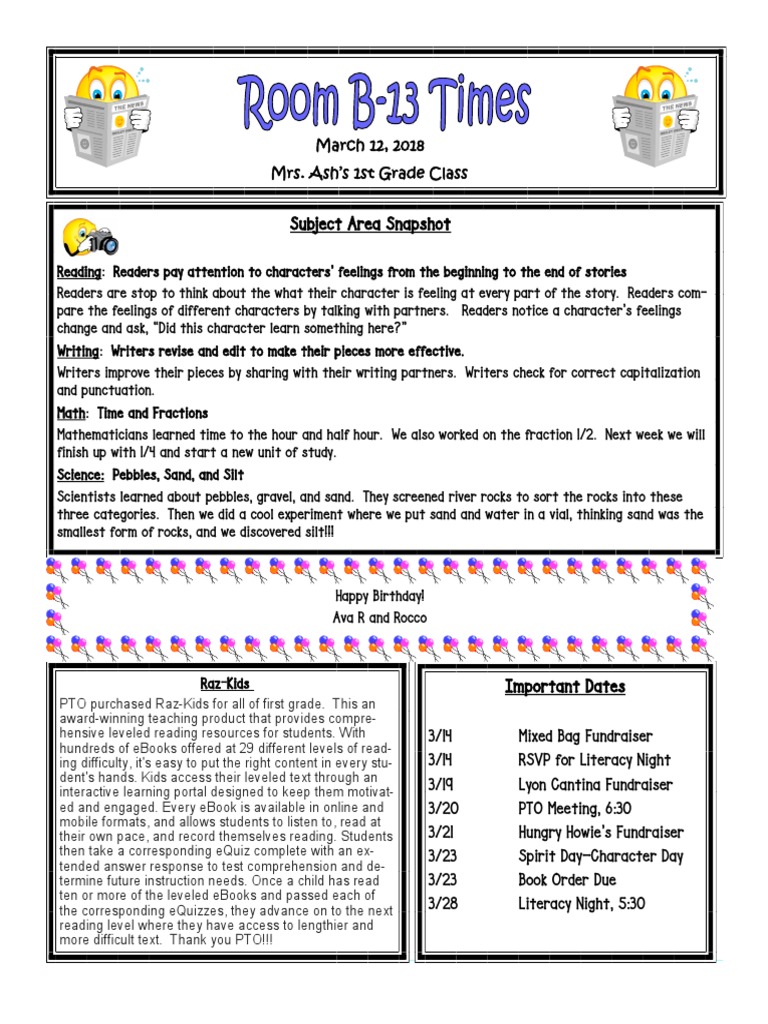 B 13 Times March 12 | PDF | Reading (Process) | Change