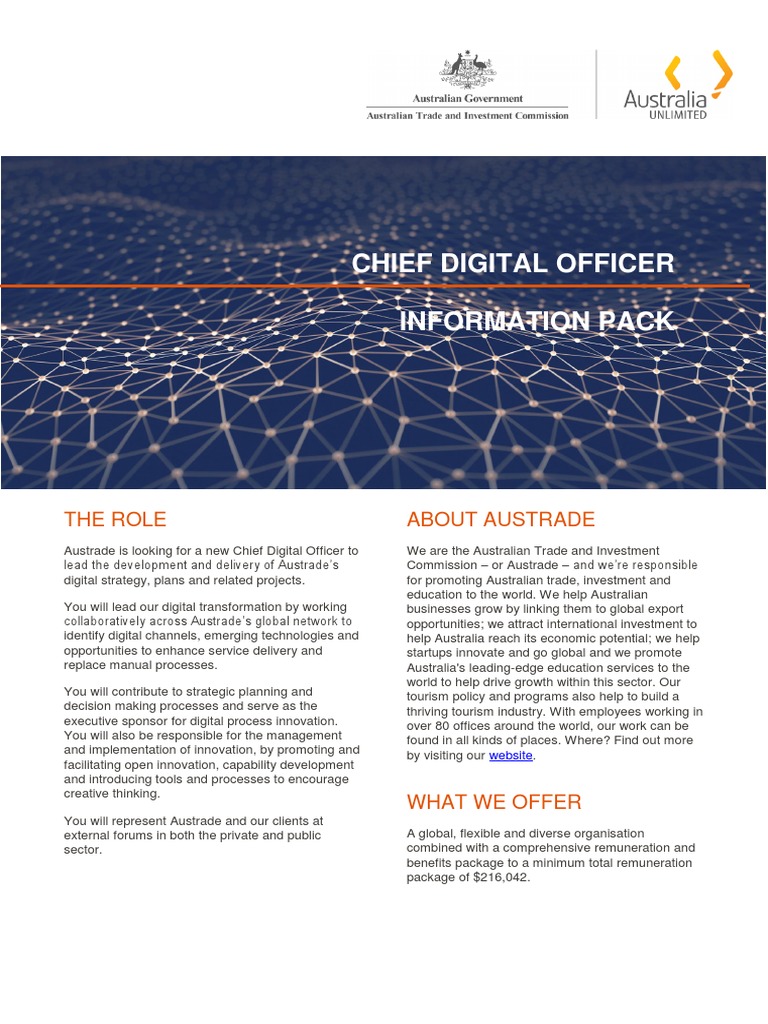 CDO Information Pack1 | PDF | Innovation | Strategic Management