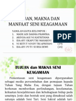 Tujuan, Makna, Dan Manfaat Seni Keagamaan