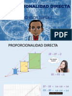 Proporcionalidad Directa