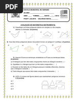 Avaliação de Matemática Instrumenta1
