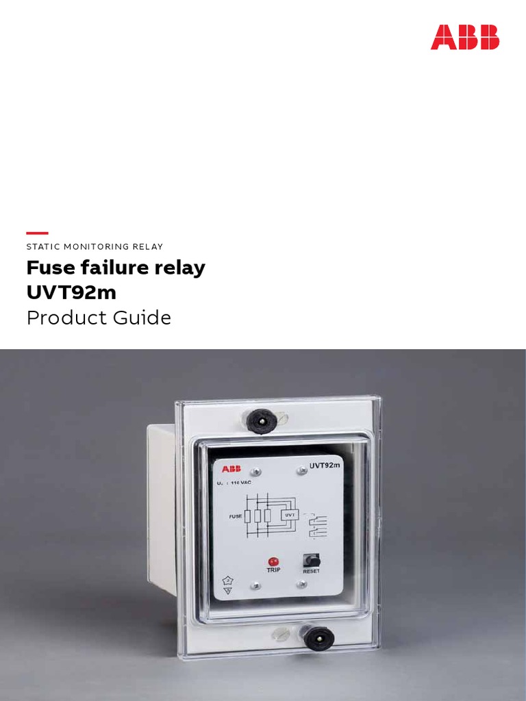 Fuse Failure Relay | PDF | Relay | Fuse (Electrical)
