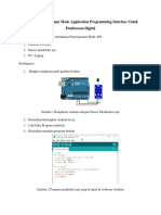 Tutorial Pemrograman Mode Application Programming Interface Untuk Pembacaan Digital
