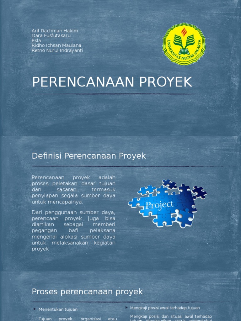 Perencanaan Proyek yang Efektif