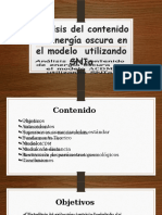 Análisis Del Contenido de Energía Oscura en El