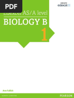 Edexcel A Level Biology Topic Checklist | PDF | Biology | Cell (Biology)