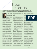 Mindfulness Without Meditation - Russ Harris - HCPJ Oct 09 PDF