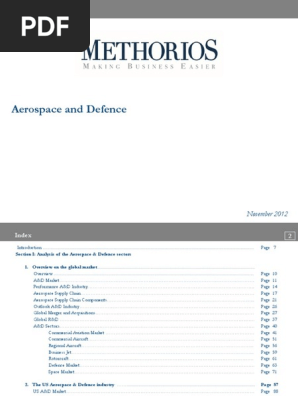 Aerospace Defence Sector Avionics Aerospace