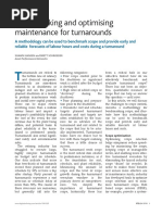 Benchmarking and Optimising Maintenance For Turnarounds