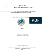 TUGAS VII (Bidang Pelayanan BK)