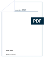 Catálogo de Puertas 2011 (U)