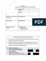 fORMULIR IS PIRT Tahun 2012