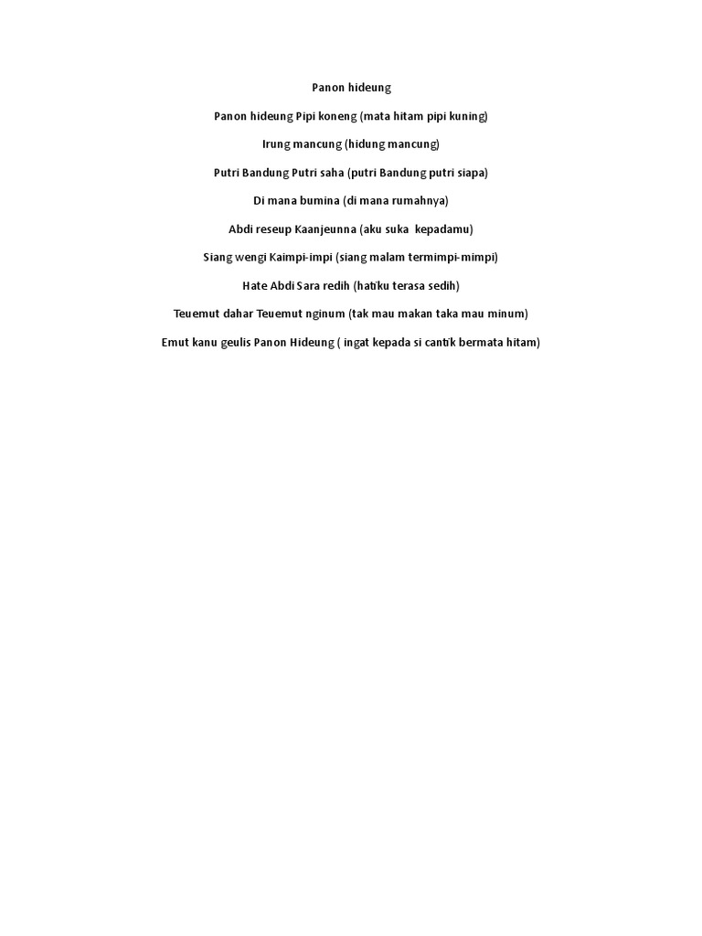 Panon Hideung Pdf