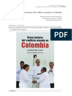 Breve historia conflicto Colombia