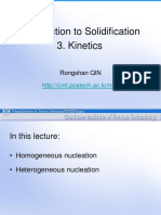 Introduction To Solidification