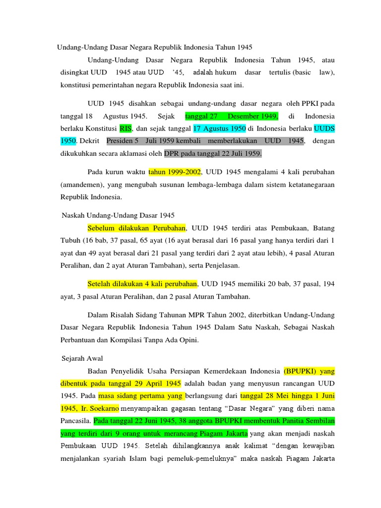Mempermudah Hafalan Materi Pancasila Dan Uud Pdf