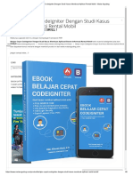 Belajar Cepat CodeIgniter Dengan Studi Kasus Membuat Aplikasi Rental Mobil - Malas Ngoding