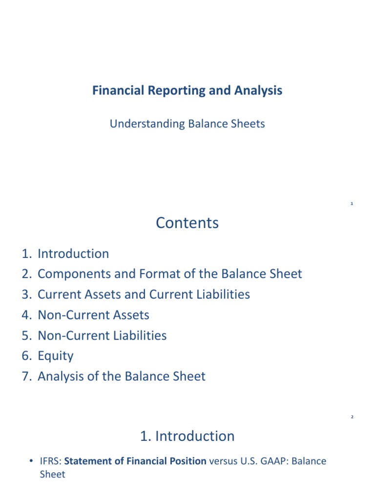 Understanding Balance Sheets | PDF | Balance Sheet | Goodwill (Accounting)