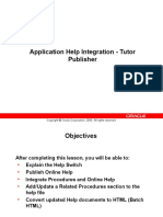 Application Help Integration - Tutor Publisher