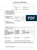 Know Your Customer Form