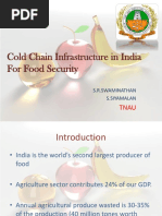 Cold Chain Infrastructure in India