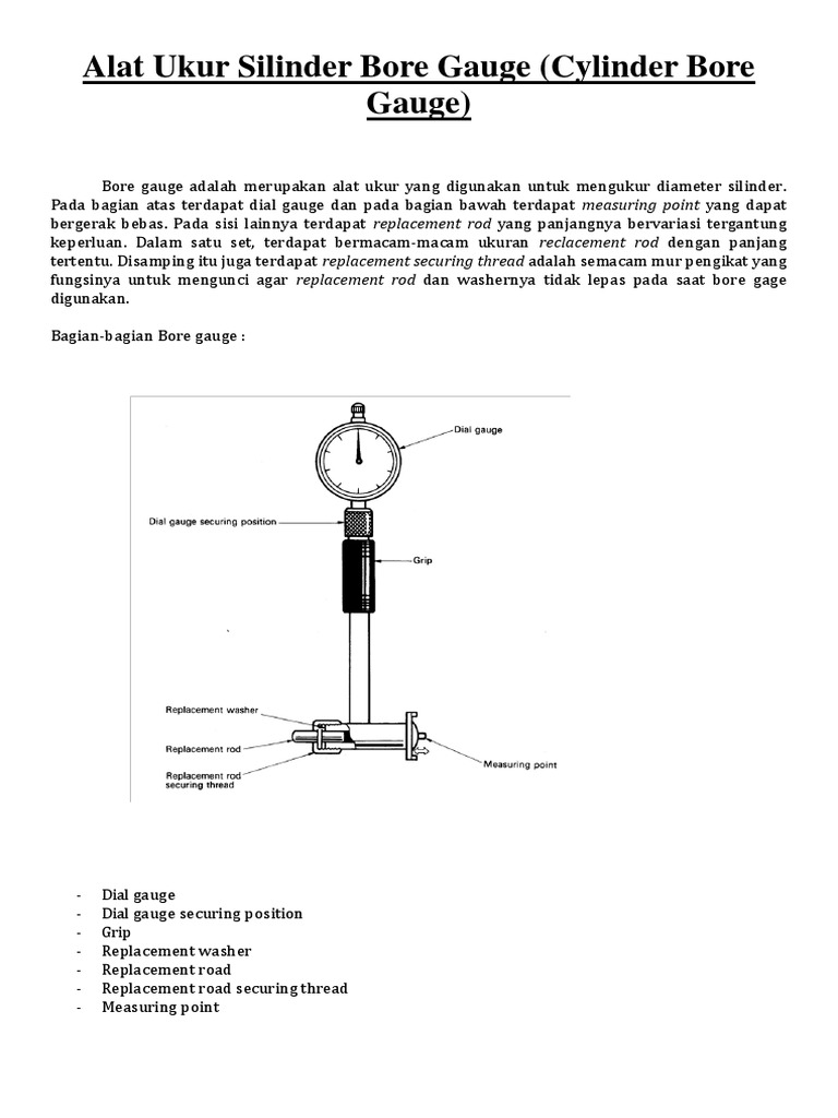 Cylinder Bore Gauge