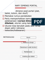 Preliminary Dimensi Portal