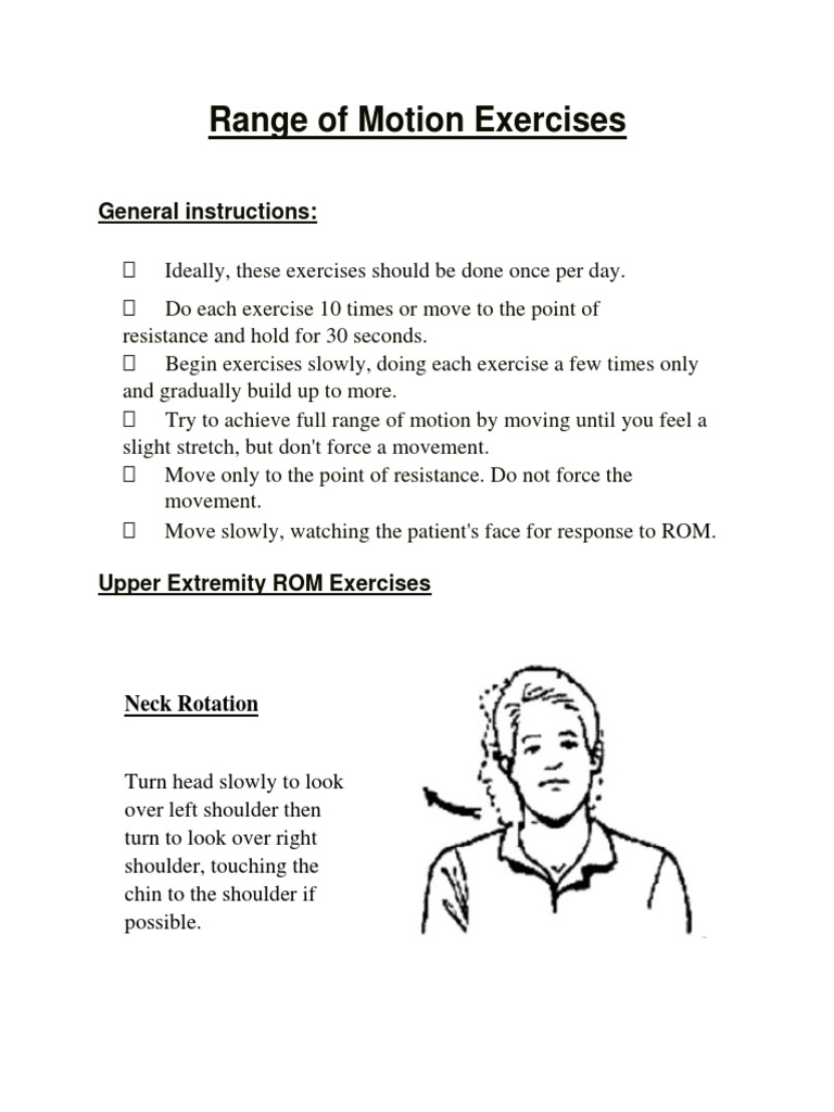 Rom exercises deals