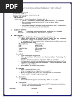 Information and Communications Technology (Ict) Literacy: II. Subject Matter