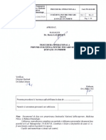 04.05.01.01 Procedură Privind Curăţenia Pentru Fiecare Secţie Şi Spaţiu