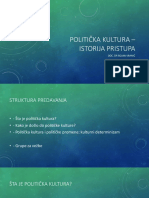 Politička Kultura – Istorija Pristupa