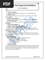 Cs 201 Important Material For Viva Preparation