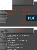 Written-Pole Electric Motors: Presented By: Nidhi Pansari (3 Elec) Preeti Baid (3 Elec)