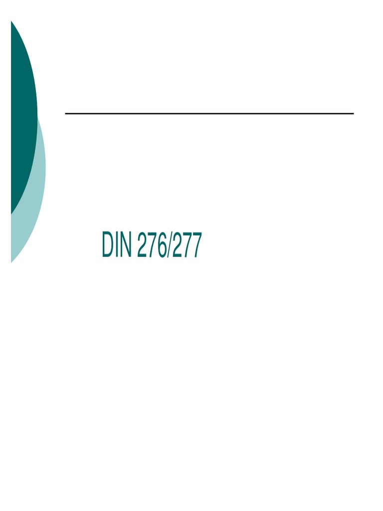 Din 276 - 277 | PDF