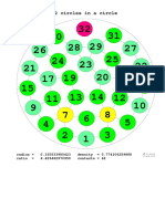 32 Circles Packing