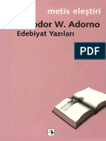 Adorno Edebiyat Yazilari