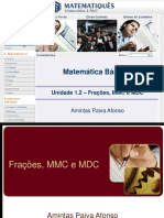 Unidade 01.2 - Frações, MMC e MDC