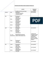 Jadual Aktiviti Tahunan Kadet Remaja Sekolah