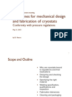 Cryostat Guidelines - Section Meeting 21-05-2013