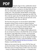 Download Tiger Zinda Hei Free Download Full Movie in HD Quality by md imran SN373476100 doc pdf