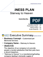 Business Plan: Stairway To Heaven