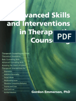 Advanced Skills and Interventions in Therapeutic Counseling PDF